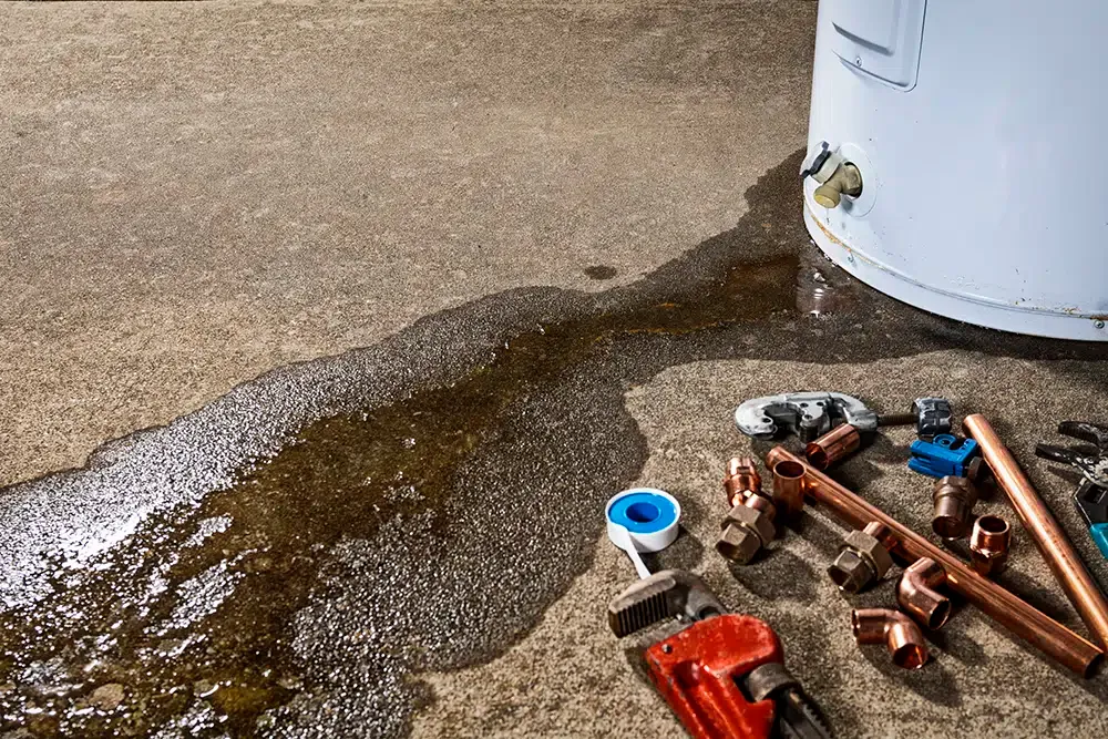 leaking water heater needs to be repaired – Prescott Valley AZ